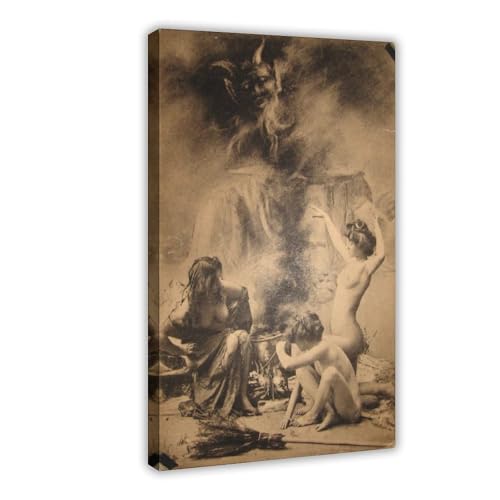 Witches Going to Sabbath 1910 art mural pour habiller un mur