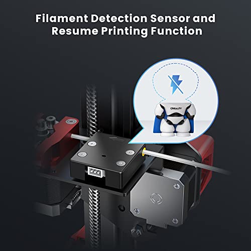 Impresora 3D Creality Ender 3 Max Neo Ender 3 Max mejorada con nivelación automática CR Touch Extrusora de metal rojo de doble eje Z Placa base silenciosa de 32 bits 300*300*320mm