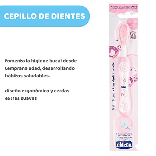 Chicco Escova De Dentes 6 M+ Rosa