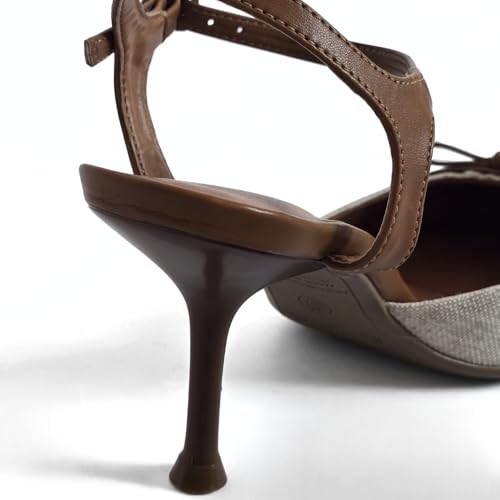 LUMINOSA Women’s Pointed-Toe Heeled Slingbacks3