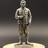 ZAAQ Estatua Regalos Adornos Decorativas Unión Soviética Joseph Vissarionovich Stalin Estaño Metal URSS Soldado 1/30 65mm Decoración de Escritorio para el hogar Recuerdos Personalizados Regalos