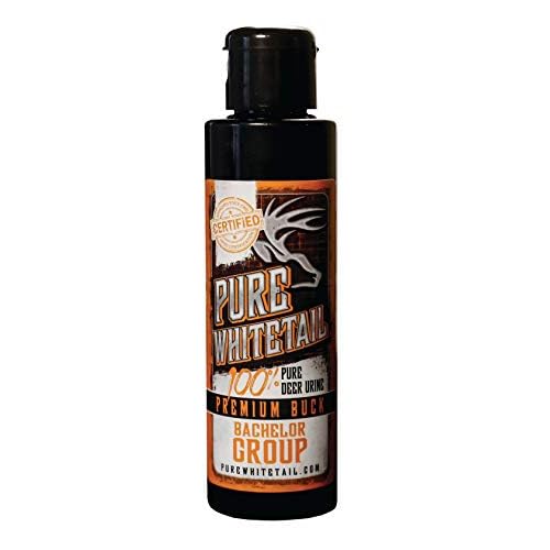 Bachelor Group | Whitetail Buck Urine | Fresh Pure Mock Scrape Urine | Cover Scent | Buck Pee | Fill Your Mock Scrape Dripper | Deer Scent | 4 oz Bottle