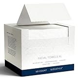 Toallas Limpias XL,Toallas Desechables Faciales,Biodegradables Toallas Facial,Toallas Cara Toallitas Limpieza para la Piel Sensible del,Toallitas Desmaquillantes,50 unidades,1 Paquete
