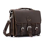 Saddleback Leather Co. Classic Leather Briefcase The Original Full Grain Leather Briefcase For Men Includes 100 Year Warranty