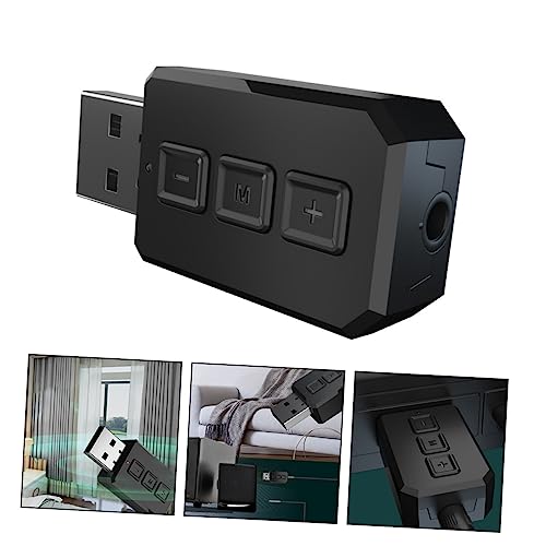 Homoyoyo Receptor Inalámbrico Adaptador USB para Equipo HiFi Adaptador De Audio Inalámbrico para Coche Laptop Smartphone Función De Transmisor De Señal De Audio - imagen 3