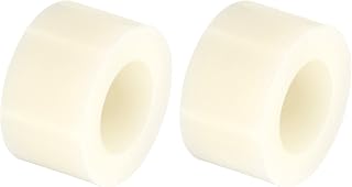 PATIKIL Round Spacer Washer, 48 Pack Nylon 8.2mm ID x 14mm OD x 8mm L for M8 Screws Block 3D Printer TV Wall Mounting Electrical Outlet, Beige