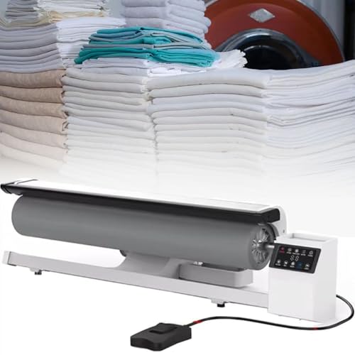 Commercial Roller Ironing Machine, 36inch Rotary Iron Steam Press Machine for Home Use, Fabric Rotary Steam Press Iron Garment Steamer, Industrial Rotary Steam Iron Machine