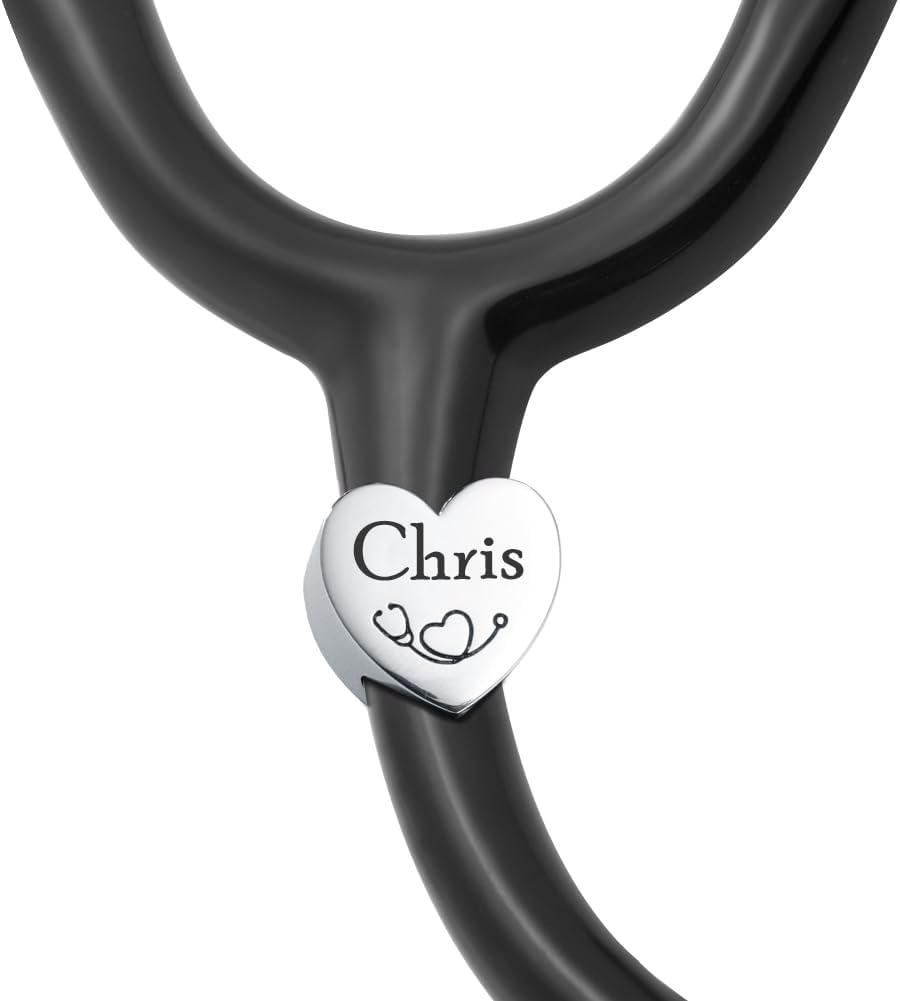Personalized Stethoscope Name Tag Custom Stethoscope ID Charm Accessories Nurse Gifts for Doctor Vet