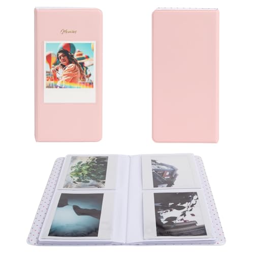Rieibi FUJIFILM �A���o���A�`�F�L �A���o�� �����`�F�L�� Polaroid instax Wide210/Wide300/Wide400�Ή��`�F�L�A���o��3.4x4.3�C���`�ʐ^ 64�����[ ���h�E�L���b�V���J�[�h�����[�\ ���p�r in