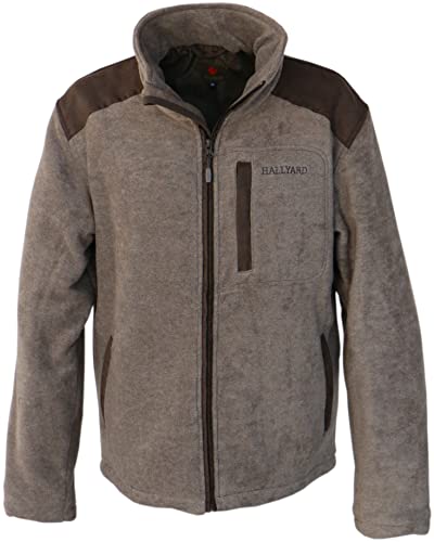 Chaqueta de forro polar Norville impermeable en verde oliva, ideal para la caza y pesca exterior.
