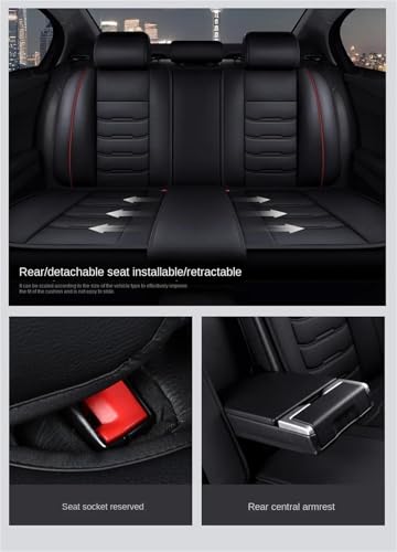 Housse de siège universelle pour Nissan Cube et Tiida en similicuir