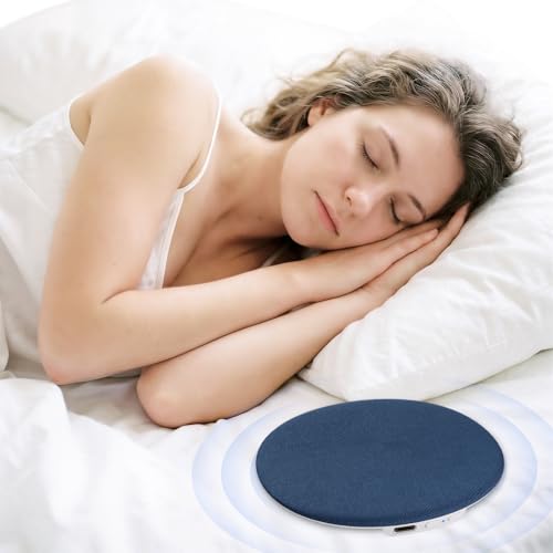 Cisleb Pillow Speaker for Sleeping Ultra-Thin Portable Sleep Speaker Under Pillow Bluetooth 6.0 Private Sound Ear Friendly Speaker for Bed Not Disturb Partner for Side Sleepers Travel Blue