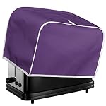 Coldinair Purple Toaster Cover 2 Slice Wide Slot Decorative,Small Kitchen Appliance Bread Maker Dust and Fingerprint Protection - Image 7