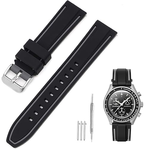 [Ylfcly] 20mm voh for Swatch×OMEGA Speedmaster MoonSwatch XEHb`ƃIKpVRvxg Quick Release Hƃol_*3t