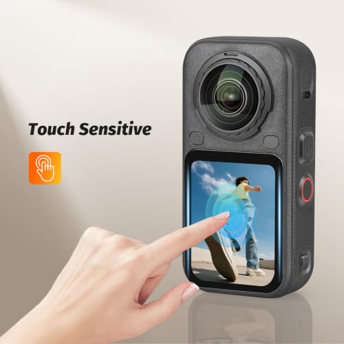 Image of AMAZEAR 9H Tempered Glass Screen Protector for Insta360 X6 (2-Pack)