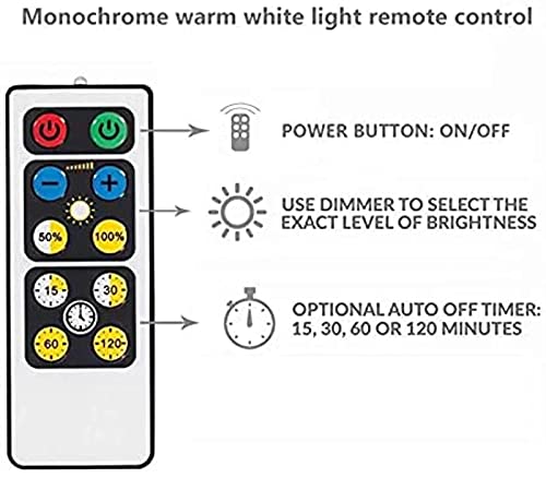 1 Abajur luminoso de cabeceira regulável nórdico Abajur de parede, controle remoto conduzido Funcion