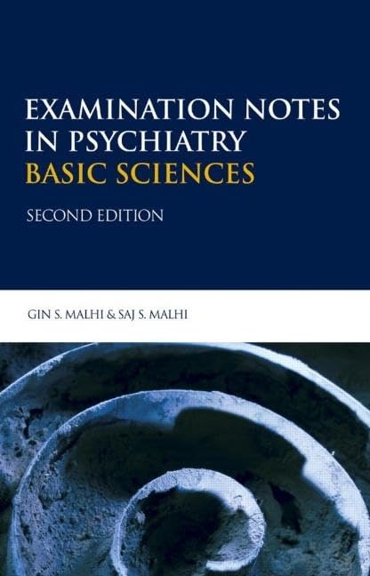 Buy Examination Notes in Psychiatry - Basic Sciences 2Ed — BookShops.in