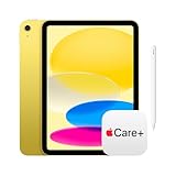 Apple iPad 11-inch: A16 chip, 11-inch Model, Liquid Retina Display, 128GB, Wi-Fi 6, Touch ID, All-Day Battery Life — Yellow with Apple Pencil (USB-C) & AppleCare+ (2 Years)