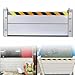 Road Flood Control Barrier, Aluminum Alloy Stop Log System for Garage, Driveways, Passageways, 120x60cm, Waterproof, Easy Installation