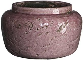 Mica Decorations Planter Slate  Cement Flower Plant Pot light grey, 28 x 14 x 14 cm (lxwxh)