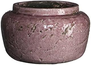 Mica Decorations Planter Slate  Cement Flower Plant Pot light grey, 28 x 14 x 14 cm (lxwxh)