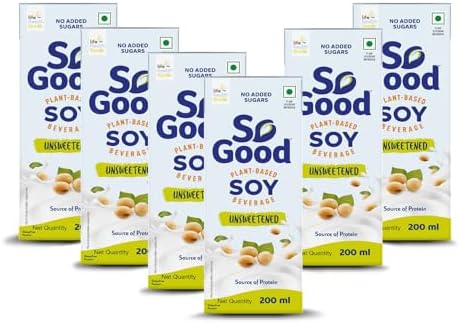 So Good Soy Beverage Unsweetened 1.2L (6 x 200ml)