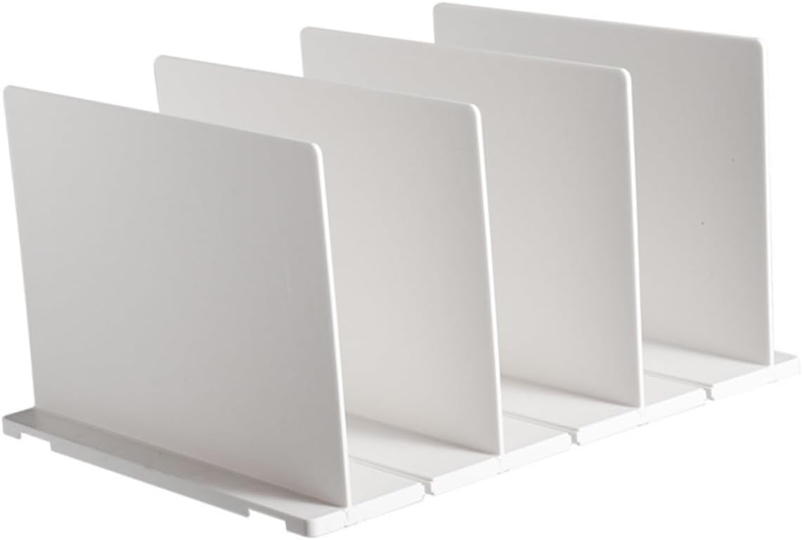 1set Household Drawer Divider of Multipurpose Closet Storage Dividers for Organizing Socks Underwear and Cosmetics White Easy Combination for Neat and Tidy Spaces