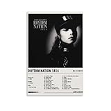 Janet Jackson Rhythm Nation 1814 Canvas Poster Bedroom Decoration Landscape Office Valentine's Birthday Gift Unframe-style12x18inch(30x45cm)