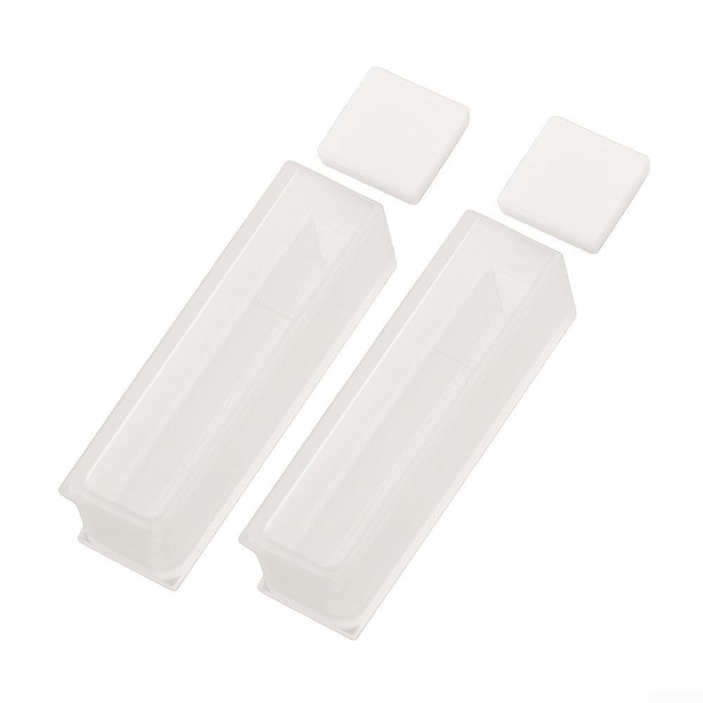 Quartz Cuvette 10mm Optical Path 2 Pack per spettrofotometro 751/722, volume 3,5 ml, gamma di lunghezza d'onda 190-2500 nm, resistente al calore 600 °C