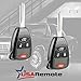 Car Key Fob Keyless Entry Remote fits 2004-2008 Chrysler Pacifica / 2005-2007 Jeep Liberty (M3N5WY72XX 4-btn, Set of 2)