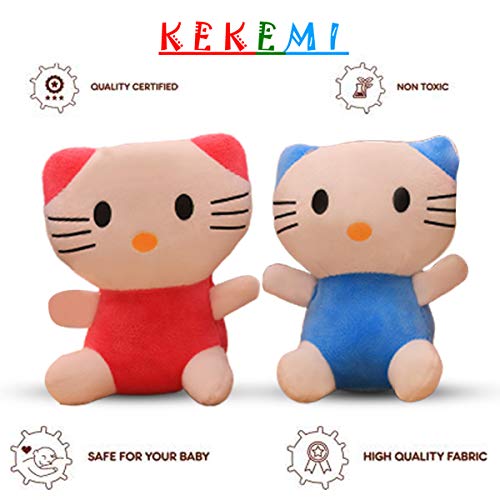 Image of KEKEMI Non-Toxic Hugable Cute Stuff Teddy Bear Soft Toys for Kids /Gift, Size 7 Inches (Pack of 2)