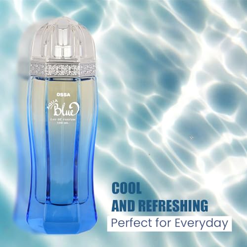 Image of Ossa Aqua Blue & Pink Mist Eau De Parfum For Men and Women, 2x100ML With Fresh And Floral Notes | Long Lasting Fragrance Combo Set (Pack of 2)