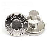 Knöpfe 2 stücke Schnappverschluss Metall Tasten Jeans Taille Tasten Perfekte Passform Passen Sie selbstfrei Nageldrehung No Naht Nähen Tasten (Color : 11, Size : 17mm)