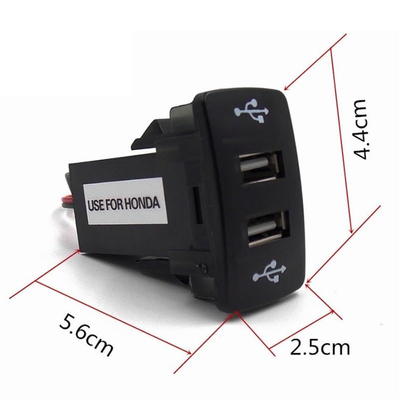 car part Cargador de coche doble USB 2.1A + 2.1A Carga rápida para