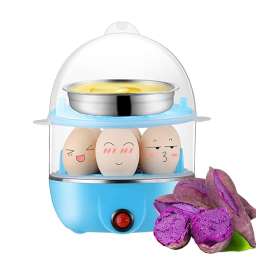 Mini Rapid Egg Boiler - Large Capacity Electric Cooker for Hard-Boiled Eggs, Multi-Functional and Compact