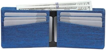미니멀리스트 패브릭 지갑 바이폴드 RFID 차단 — 사진 2