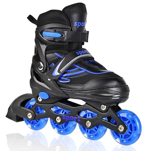 LOKJIJI Einstellbare Inline Skates für Kinder Mädchen Jungen Anfänger,...
