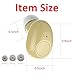 NVAHVA Single Bluetooth Earpiece10 Hrs Playtime,Wireless Headphone, Mini Headset Hands-Free Car Earphone,Cell Phone Bluetooth Earbud for iOS Android Smart Phones PC TV Audiobook (Beige)
