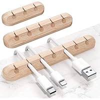 10 Kabelhalter Selbstklebend Schwarz - Praktische Kabelführung Für USB, Netz- & Audiokabel