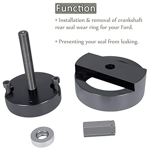 303-770 Crankshaft Rear Main Seal Installer Tool For Ford 4.5L, 6.0L & 6.4L Powerstroke, Rear Seal & Wear Ring Installer #TOP1