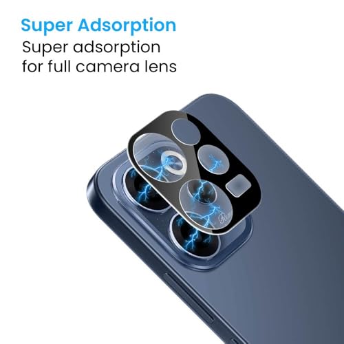 Image of FIRST MART Black Camera Lens Protector for Oppo Reno 15C | 9H Tempered Glass, HD Clear, Scratch Resistant, Anti-Fingerprint, Case-Friendly | Pack of 1