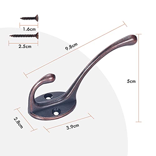 Gorffy Ganci Appendiabiti, 10 Pezzi Gancio