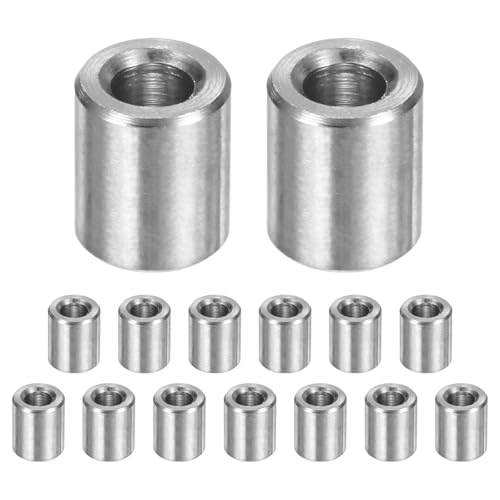 M METERXITY 15PCS M3 304 Stainless Steel Spacers 3mm ID x 6mm OD x 7mm L