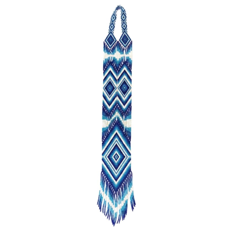 Collier ukrainien Gerdan multicolore en perles pour sublimer votre style bohème