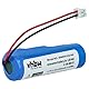 vhbw Akku kompatibel mit Sony Playstation PS3 & PS4 Move Navigation Controller CECH-ZCS1E - Ersatz für LIS1442, 4-180-962-01 - (Li-Ion, 600mAh, 3.7V)