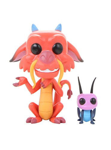 Disney Mulan - Boneco Pop Funko Mushu e Grilo
