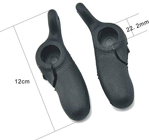 CyclingDeal Bike Bicycle Ergonomic Antislip Handlebar Ends for MTB Mountain City Suitable for 22.2mm Handlebar One Pair