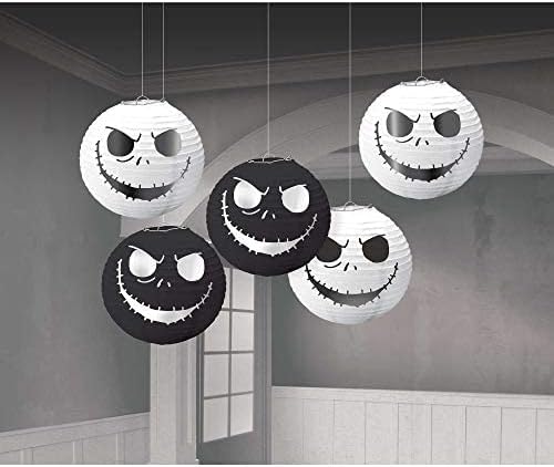 Tim Burton's Nightmare Before Christmas Mini Lanterns - 5 Count (Pack of 1)