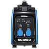 Güde Inverter Stromerzeuger ISG 2000-2 (4-Takt-OHV-Benzinmotor, 2,11/2,86 (kW/PS), max. 2000 W, 2x 230 V, Laufzeit bis 5,9 h, Tankinhalt 4,1 l, Überlastungsschutz, ECO-Funktion, Antivibrationsfüße)