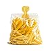 Genuine Fred SNACKARONI Pasta Bag Clips, Set of 4, Two Styles Farfalle and Rigatoni, Squeeze and Lock Bread Bag Clip, Spring-Loaded Clips, Fun Food Storage and Kitchen Accessories